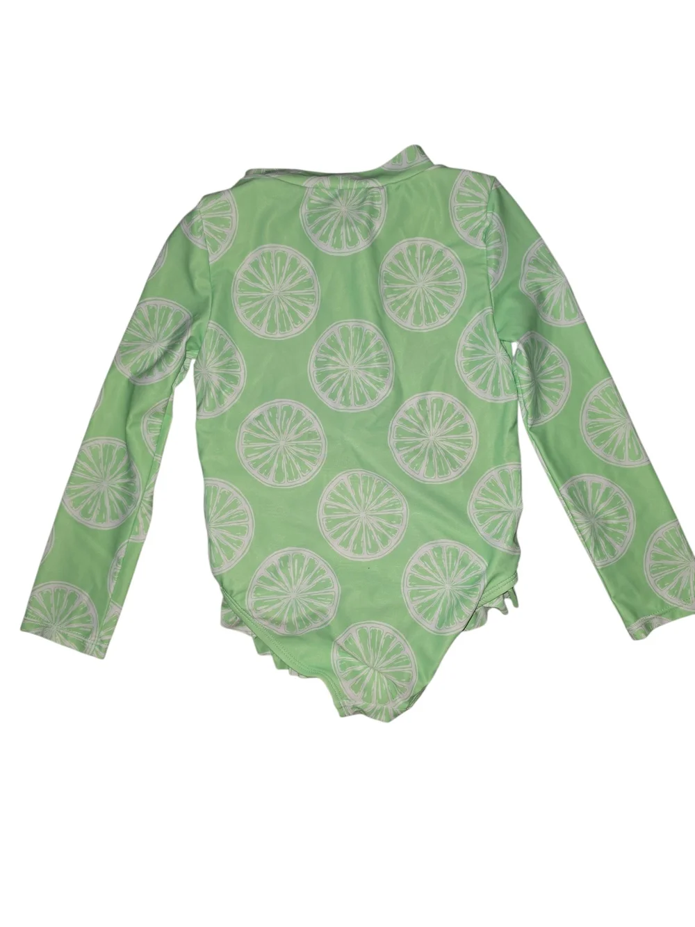 Carter's Mint Green Citrus Print Long Sleeve Rashguard